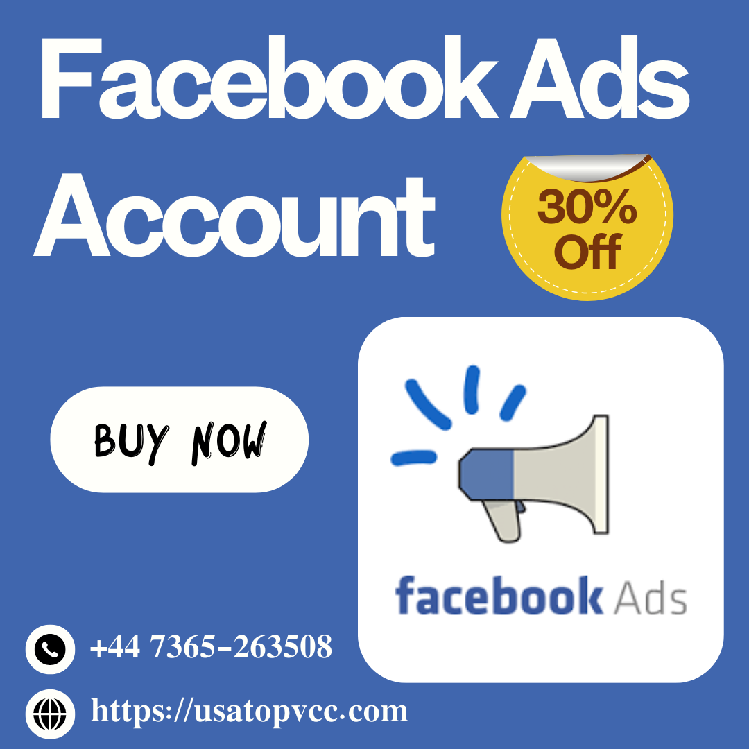 Facebook Ads Accounts for Marketing – Old, Secure & Bulk Stock”