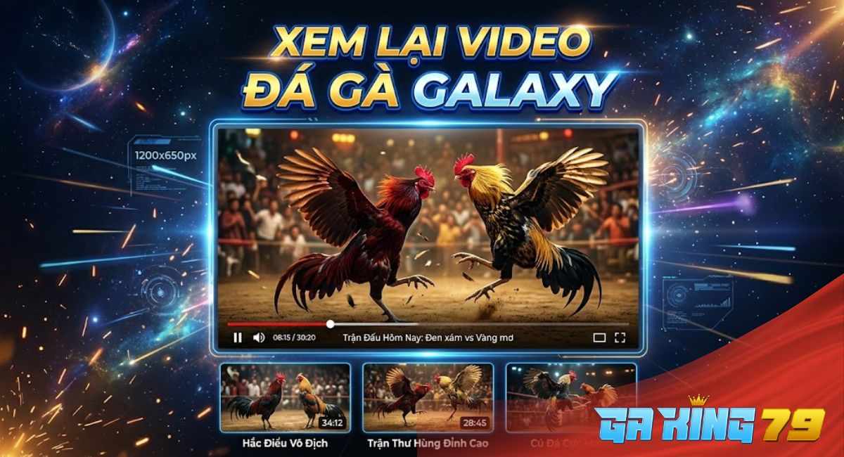 Video Đá Gà Galaxy – Tổng Hợp Các Trận Đấu Tại Bồ Gà Galaxy Long Bình Trên GAKING79