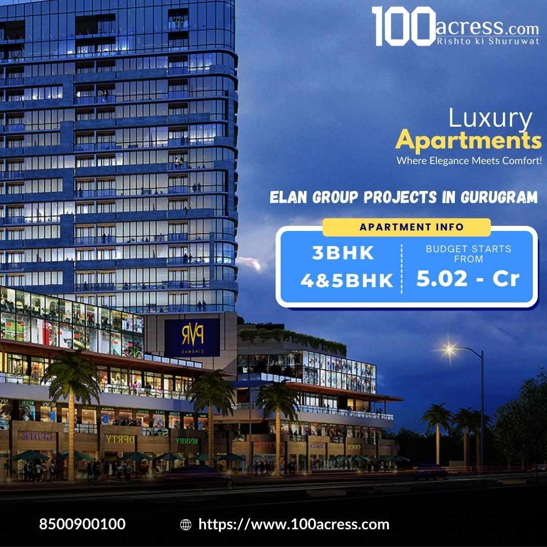 Elan Group Projects in Gurugram—Redefining Urban Lifestyle