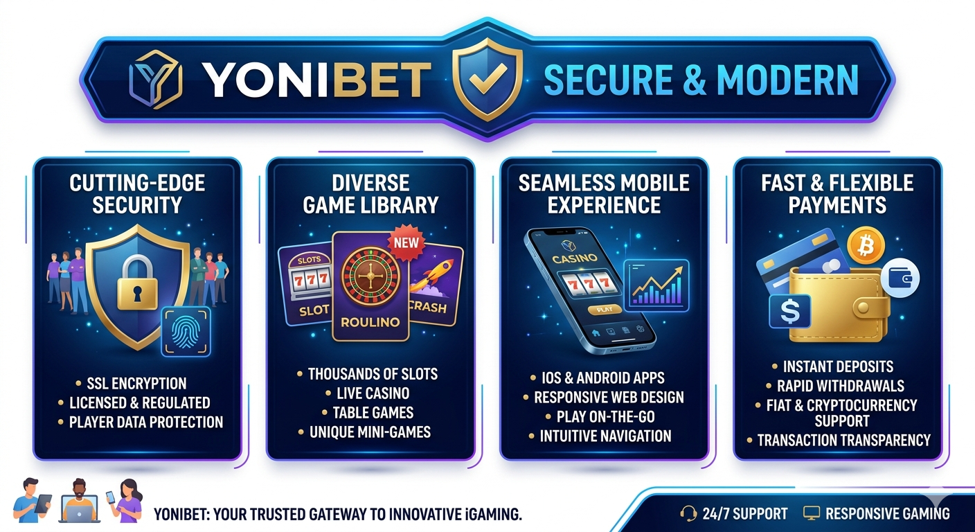 Yonibet Casino: A Secure and Modern Online Gaming Platform for Today’s Players