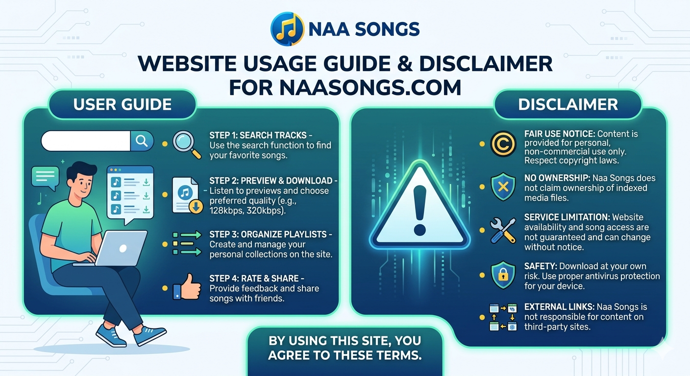 Naa Songs Disclaimer and Website Usage Guide