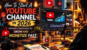 The Ultimate Guide to Starting a YouTube Channel in 2026: Grow and Monetize Quickly