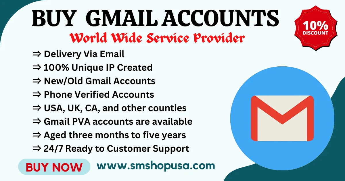 Buy Gmail Accounts — Aged & Verified for Business Use
