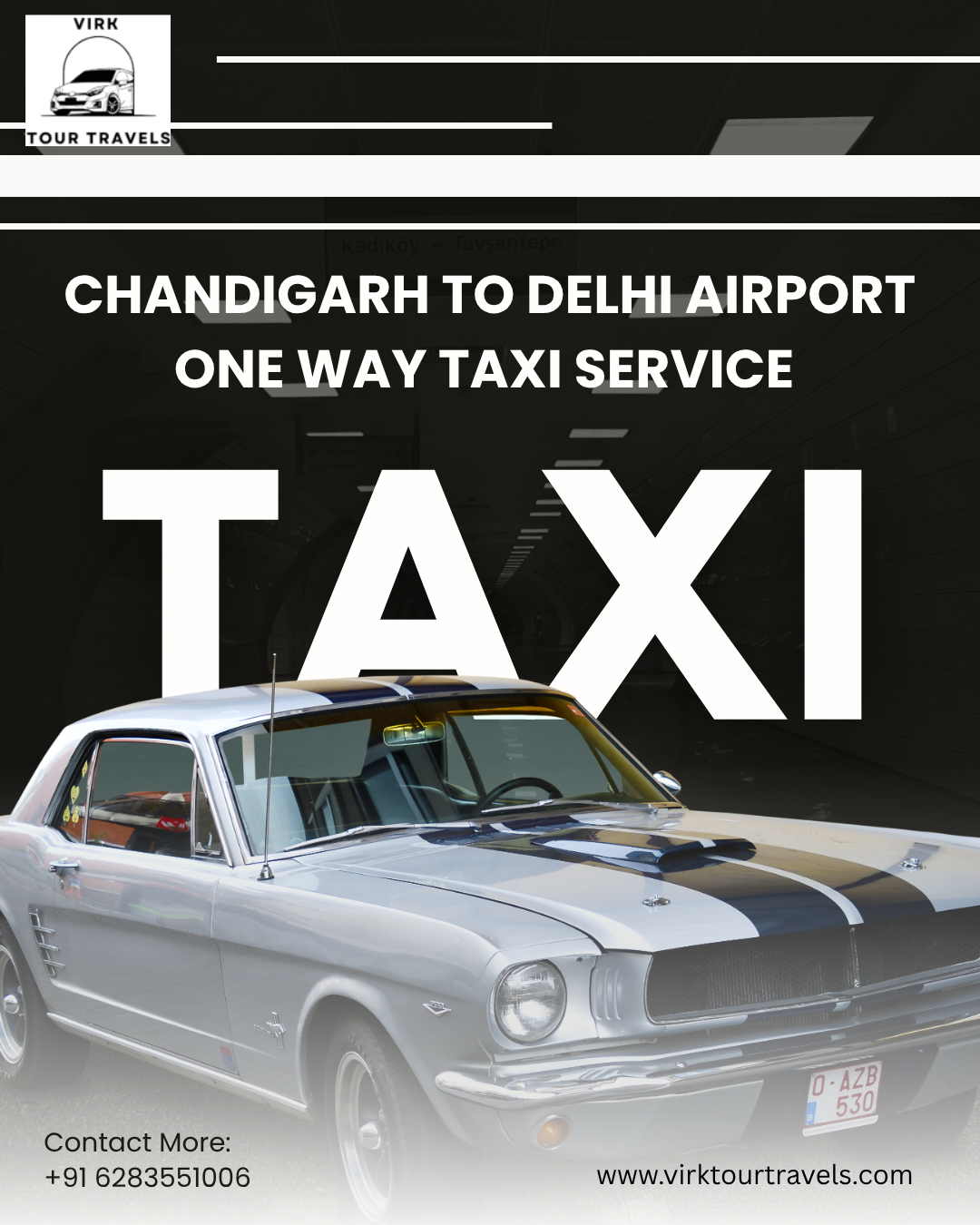 Chandigarh to Delhi Airport One Way Taxi Service – Your Reliable Travel Partner