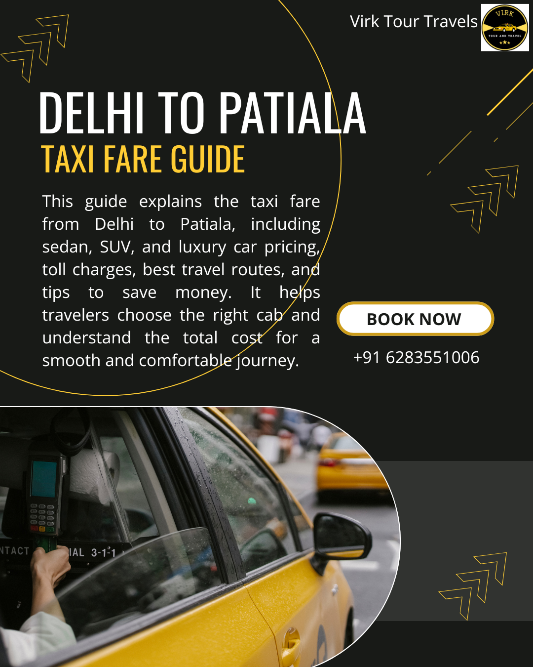 Taxi Fare From Delhi to Patiala – Complete Guide for a Comfortable & Budget-Friendly Trip