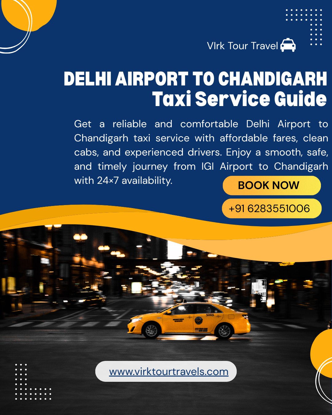Delhi Airport to Chandigarh Taxi Service – A Complete Travel Guide for a Smooth Journey