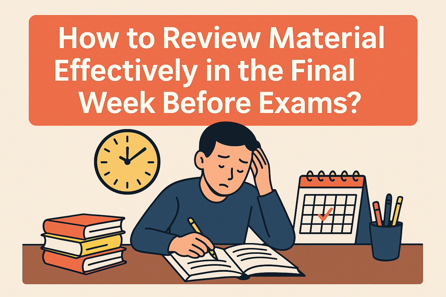 How to Review Material Effectively in the Final Week Before Exams?