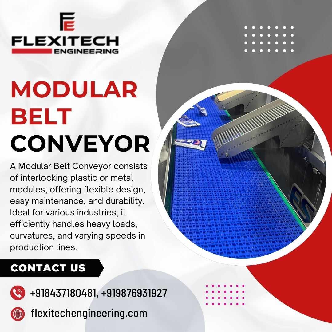 Modular Belt Conveyor: A Reliable and Versatile Material Handling Solution
