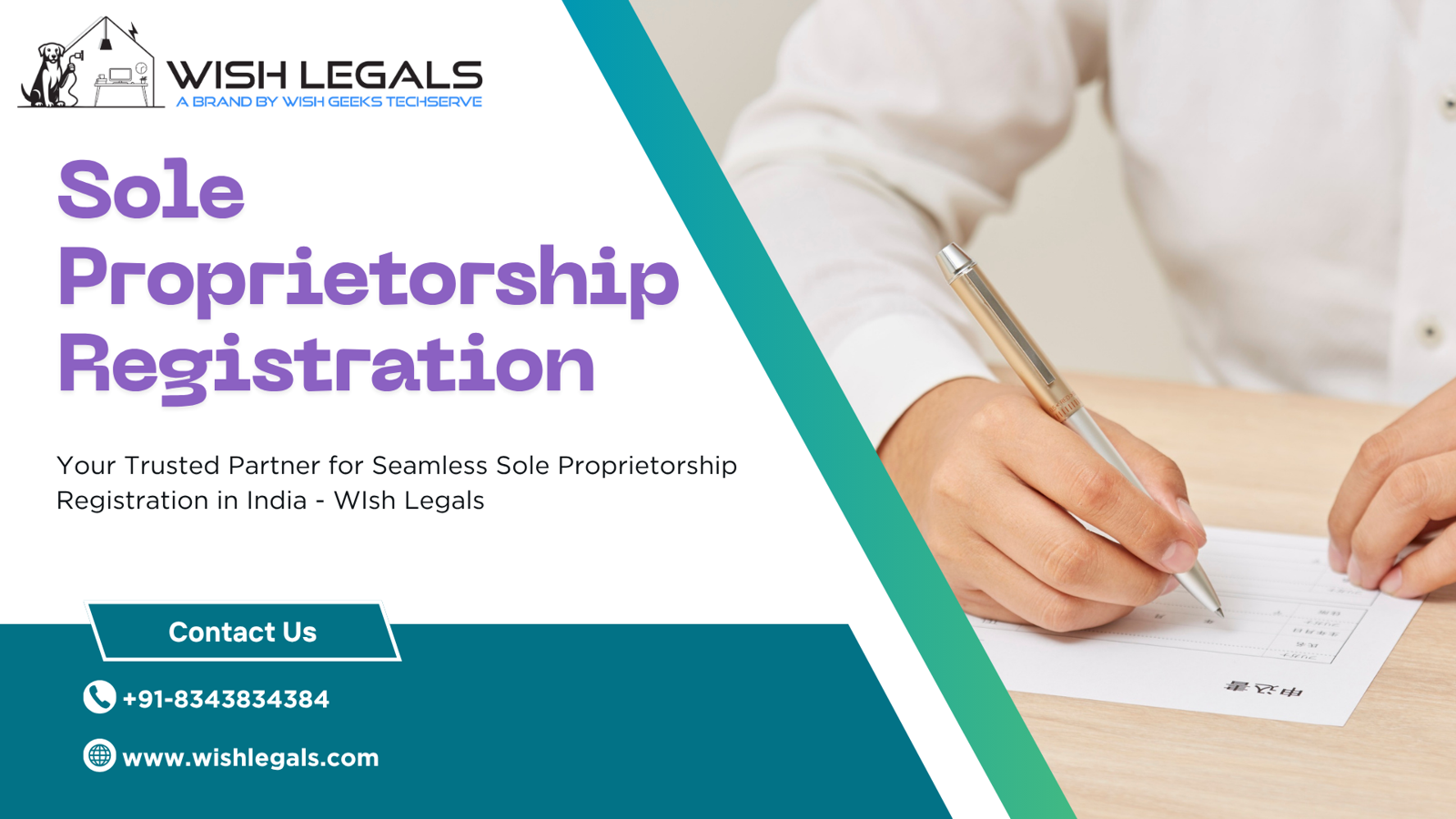 Sole Proprietorship Registration in India – Procedure and Advantages | Wish Legals