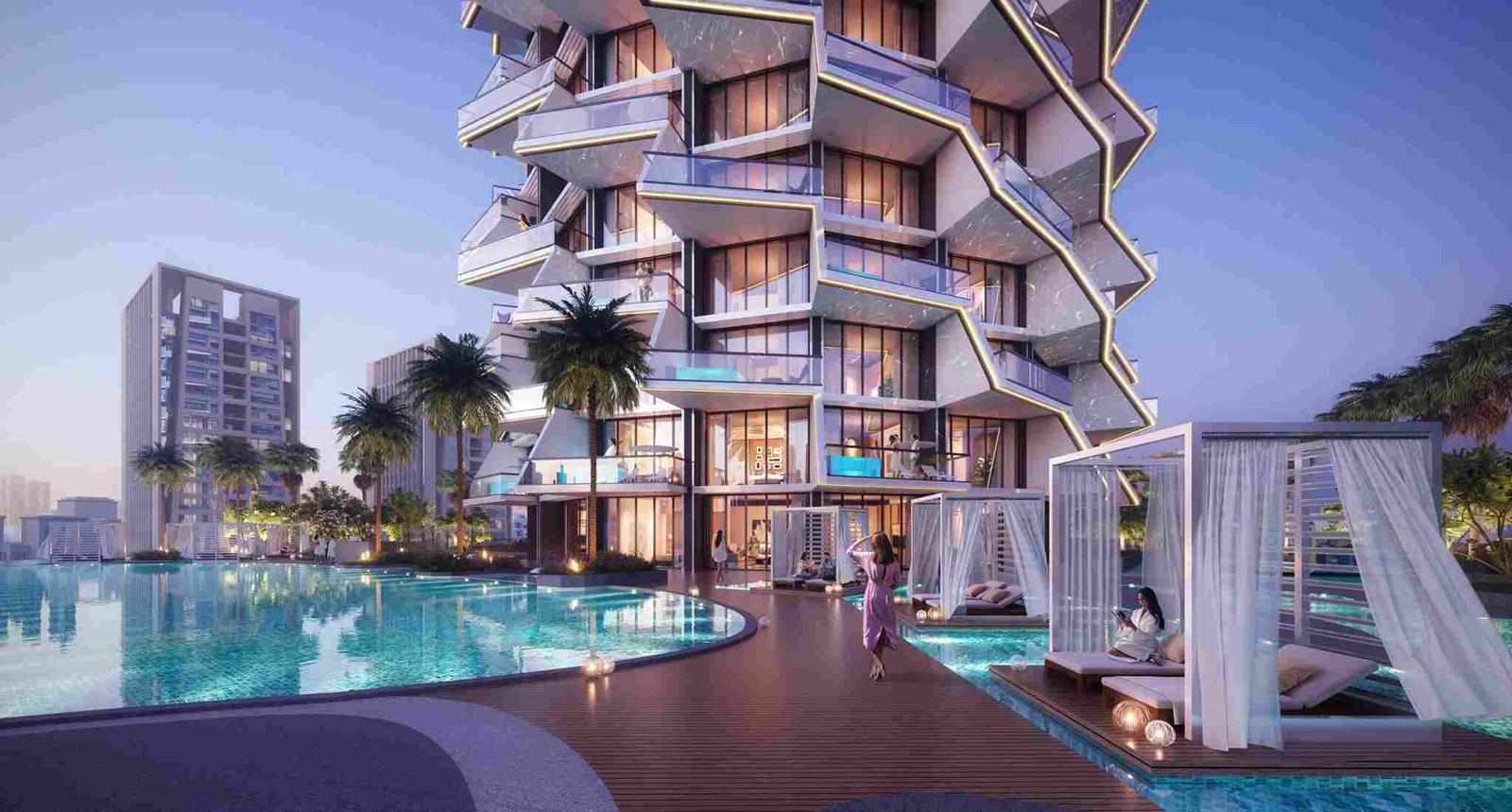 Бингхатти Рояль, Дубай – Роскошные апартаменты 1–3 спальни с панорамными видами