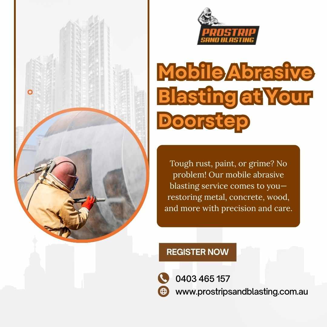 Mobile Surface Blasting for Perfect Finish