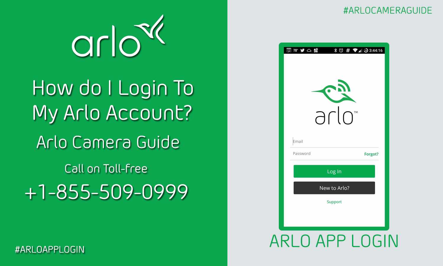 How do I Log into My Arlo Account? | +1-855-509-0999