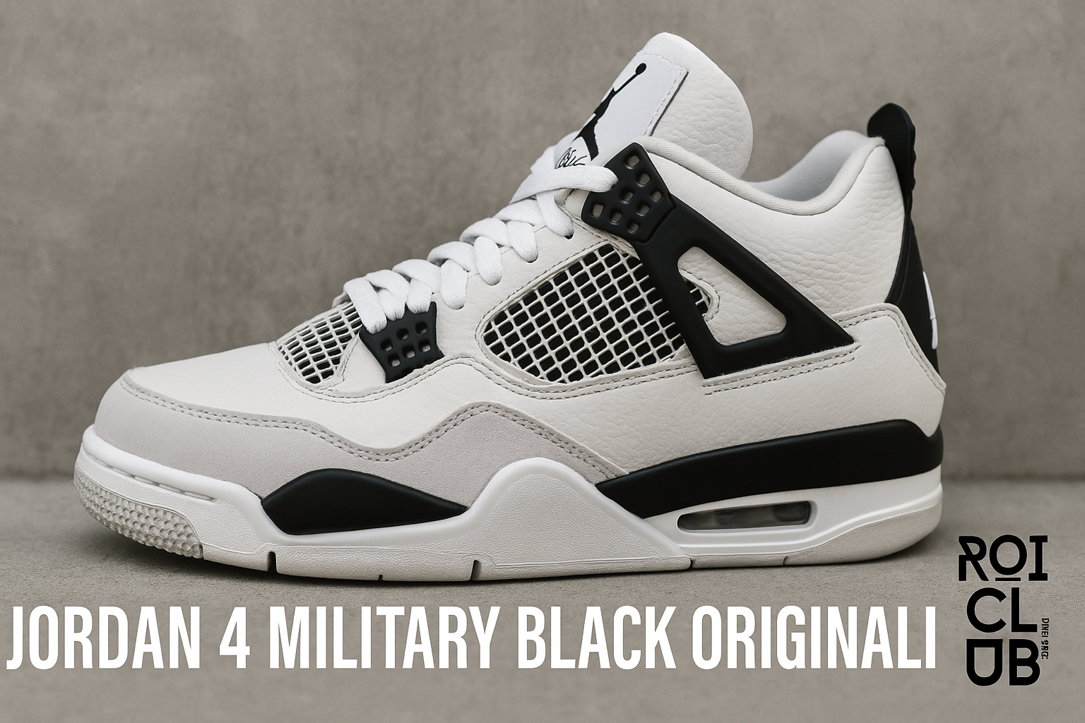 Jordan 4 Military Black Originali: L’Icona Street Senza Tempo