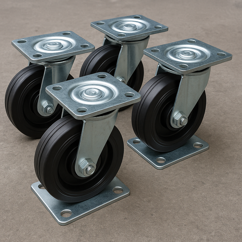 How Custom Noise Reducing Casters Improve Workplace Safety