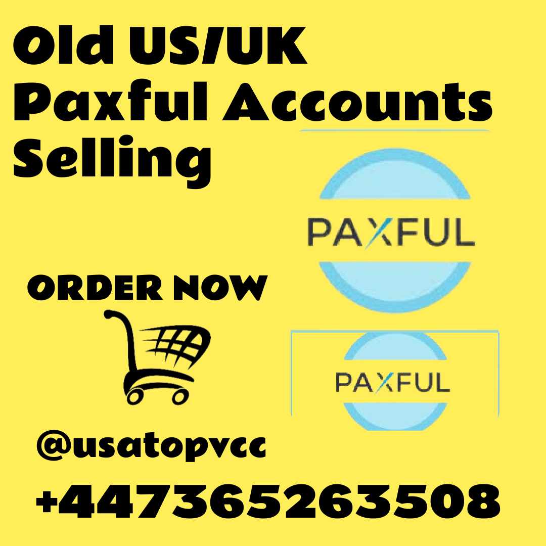 Buy 100% Verified Paxful Accounts – Premium, Safe, and Trusted Stock for Global Buyers