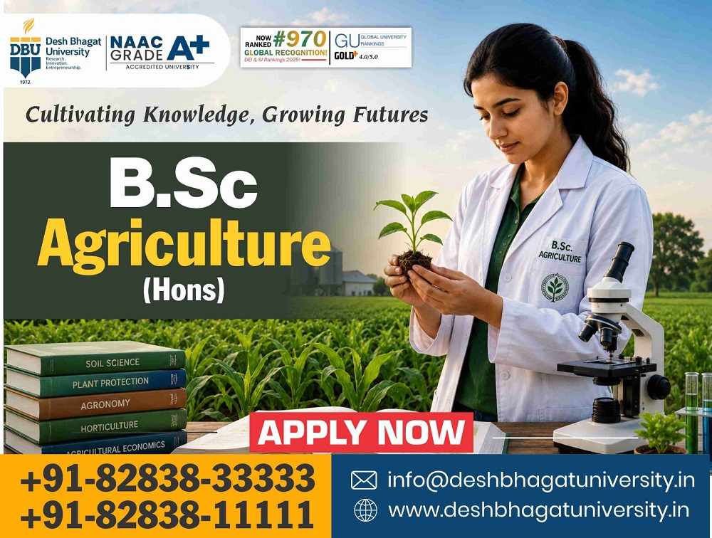 BSc Hons Agriculture: Course Details, Subjects, Career Scope, and Benefits