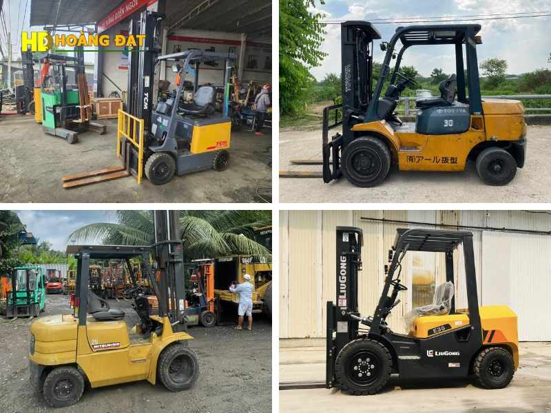 6 loại xe nâng cho thuê tại công ty Xe Nâng Hoàng Đạt