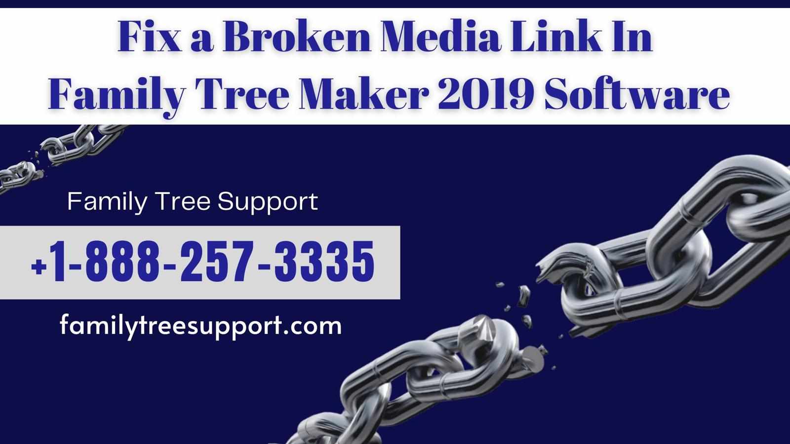 Fix a Broken Media Link in Family Tree Maker 2019 Software