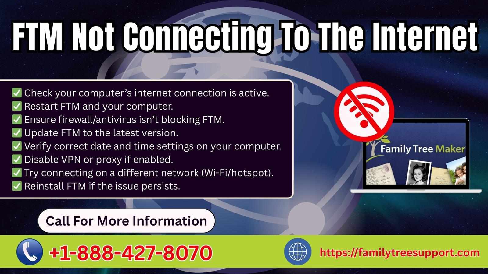 Fix the Issue with FTM Not Connecting to the Internet
