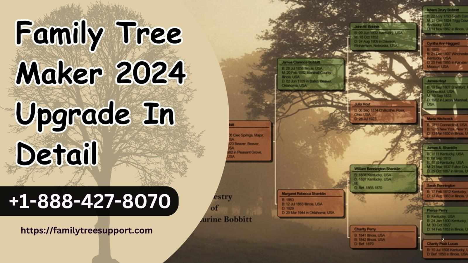 Family Tree Maker 2024 Upgrade in Detail