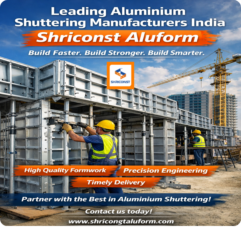 Build Faster with Shriconst Aluform Shuttering Systems