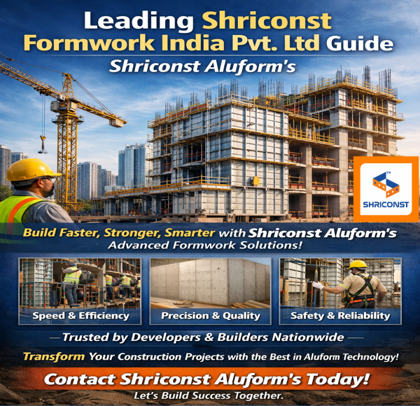 Top Shriconst Formwork India Pvt. Ltd Solutions | Shriconst Aluform’s