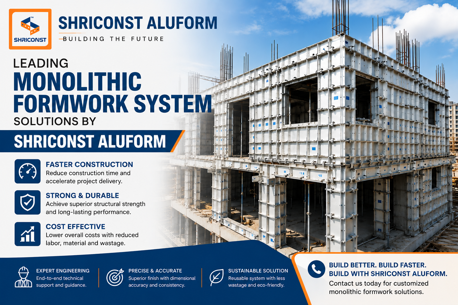 Leading Monolithic Formwork System Solutions by Shriconst Aluform