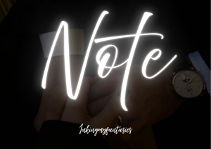 IMPORTANT FOR READERS.