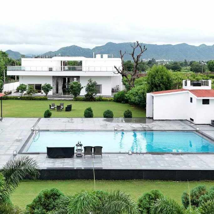 Naugaon Farmhouse Project – Where Modern Comfort Meets Rural Bliss