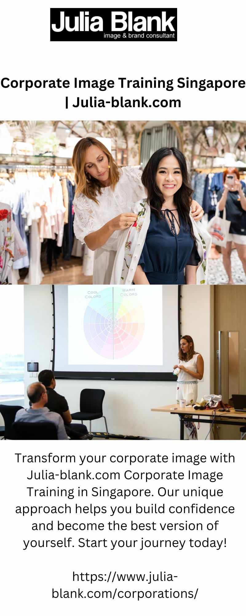 Corporate Image Training Singapore | Julia-blank.com