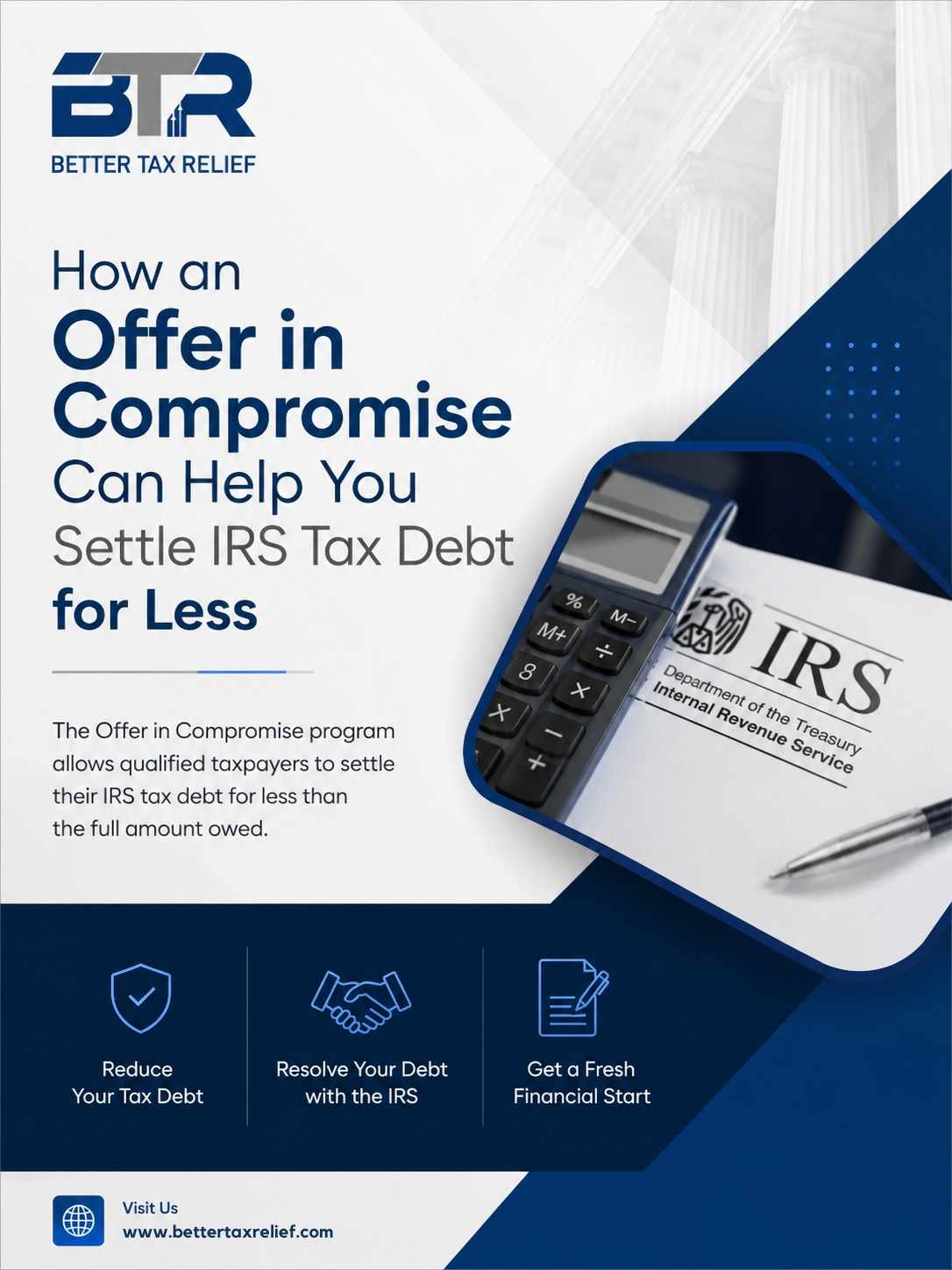 How an Offer in Compromise Can Help You Settle IRS Tax Debt for Less