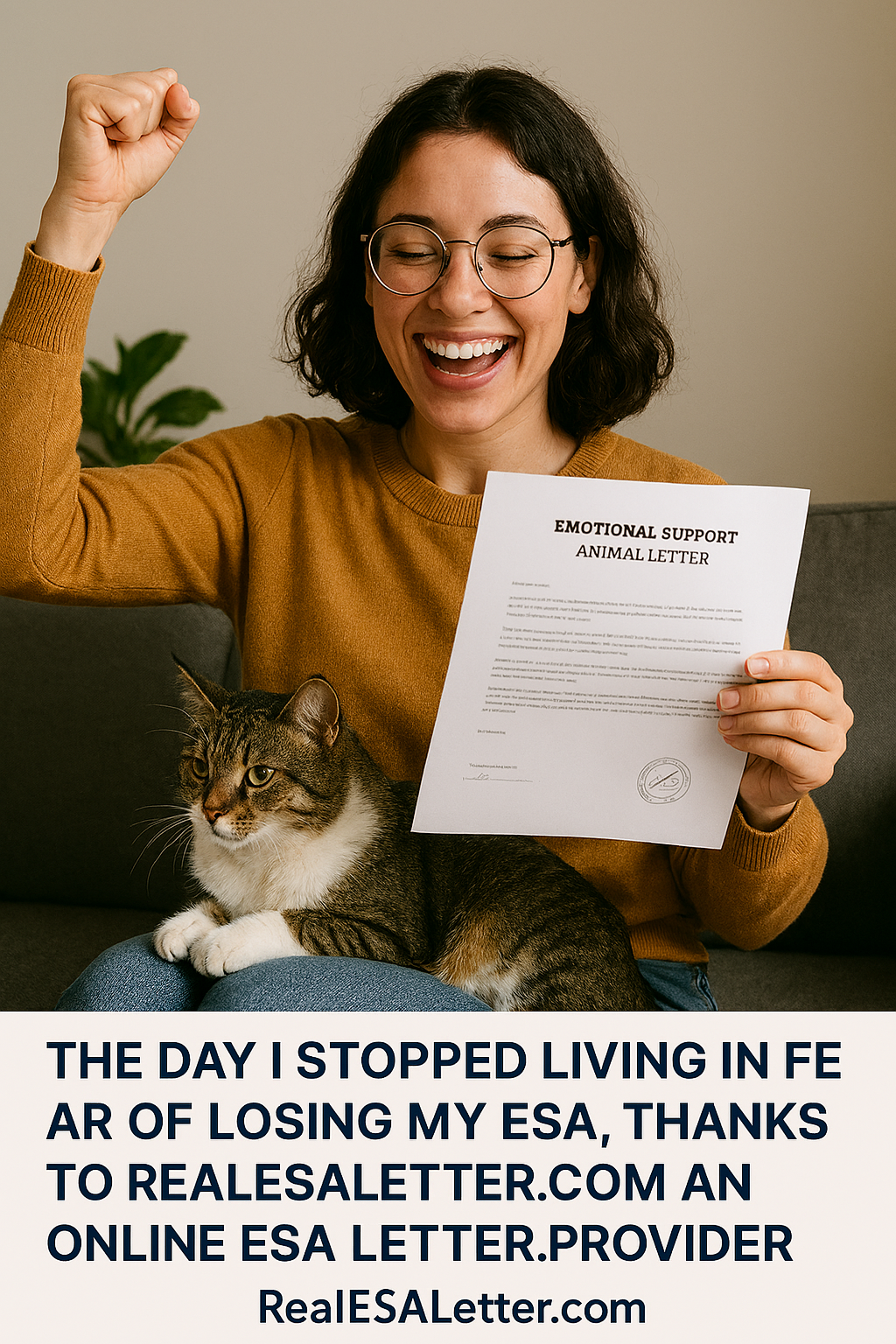 The Day I Stopped Living in Fear of Losing My ESA, Thanks to RealESALetter.com