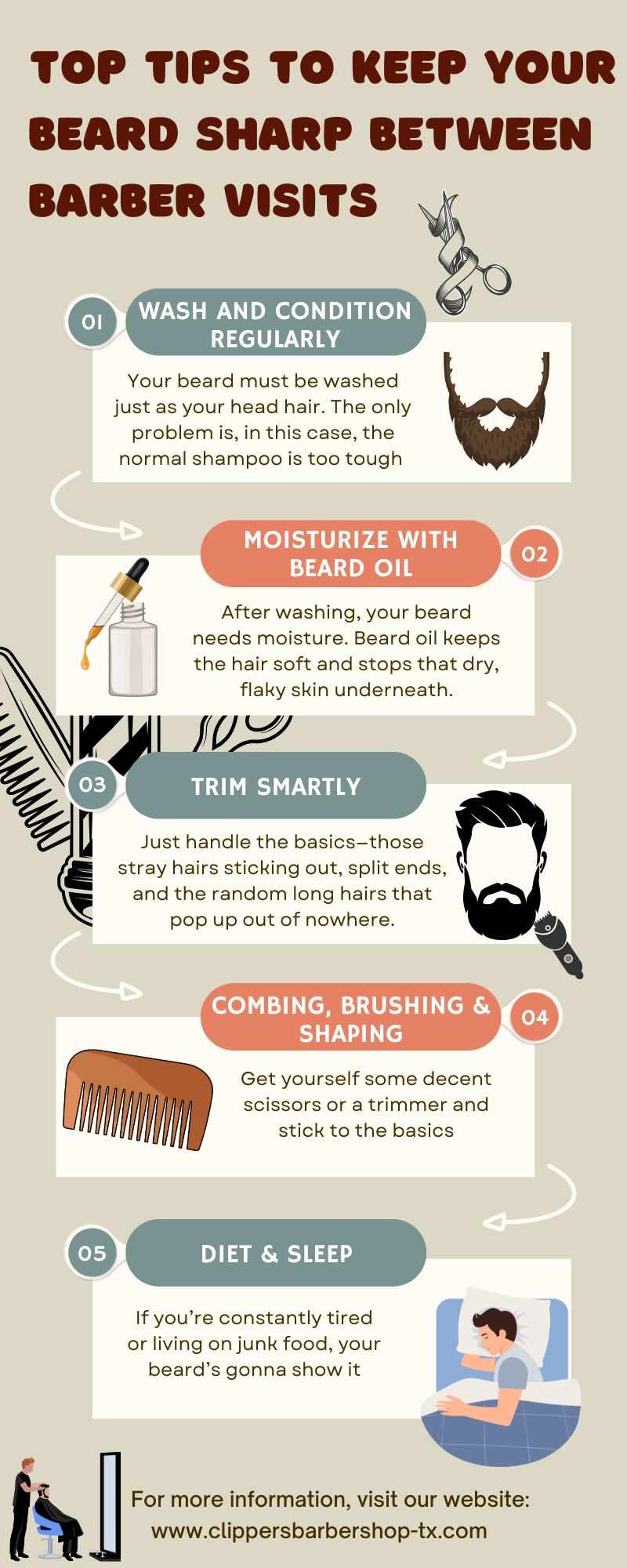 Top Tips to Keep Your Beard Sharp Between Barber Visits
