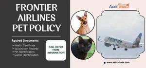 Frontier Airlines Pet Policy