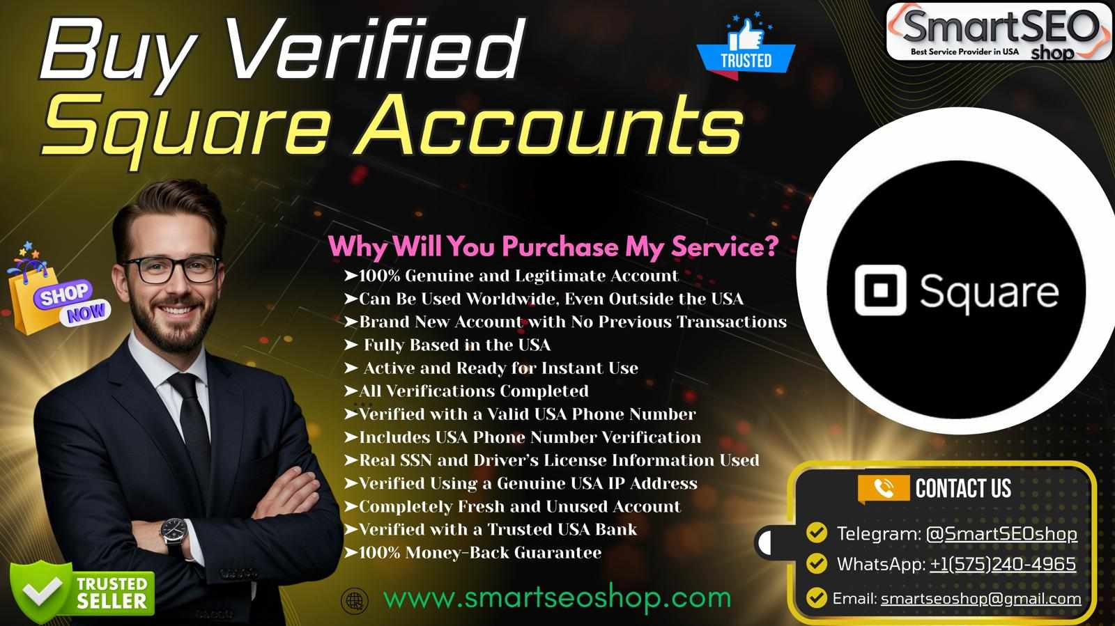 Fast Delivery Verified Square Accounts for Sale – Buy Now