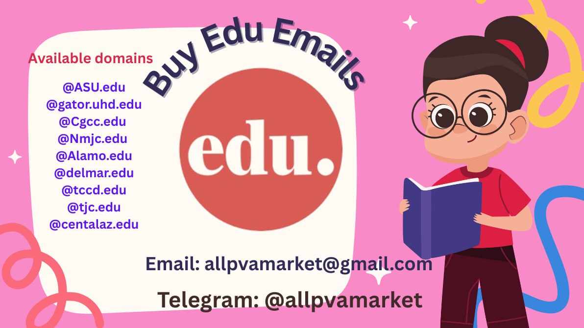 Buy Edu Emails Accounts - Old, Aged, Bulk, USA, UK, EU