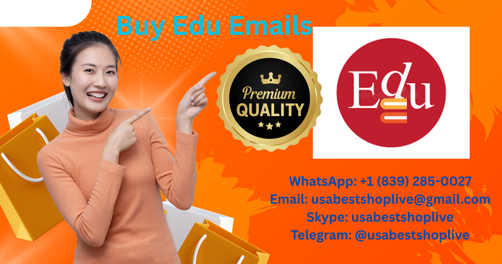 Buy Edu Emails - 100% Best Old, USA & UK  and others.…