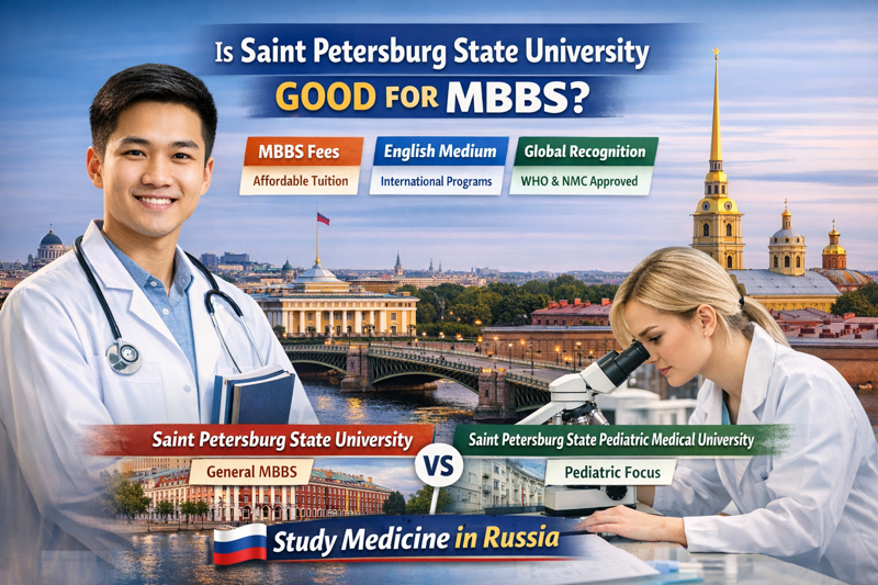 Is Saint Petersburg State University Good for MBBS? Fees, Admission & Pediatric University Comparison