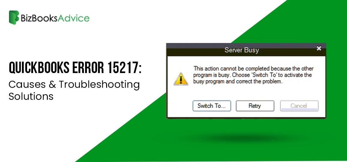 QuickBooks Error 15217: Fixing the Update Error Instantly