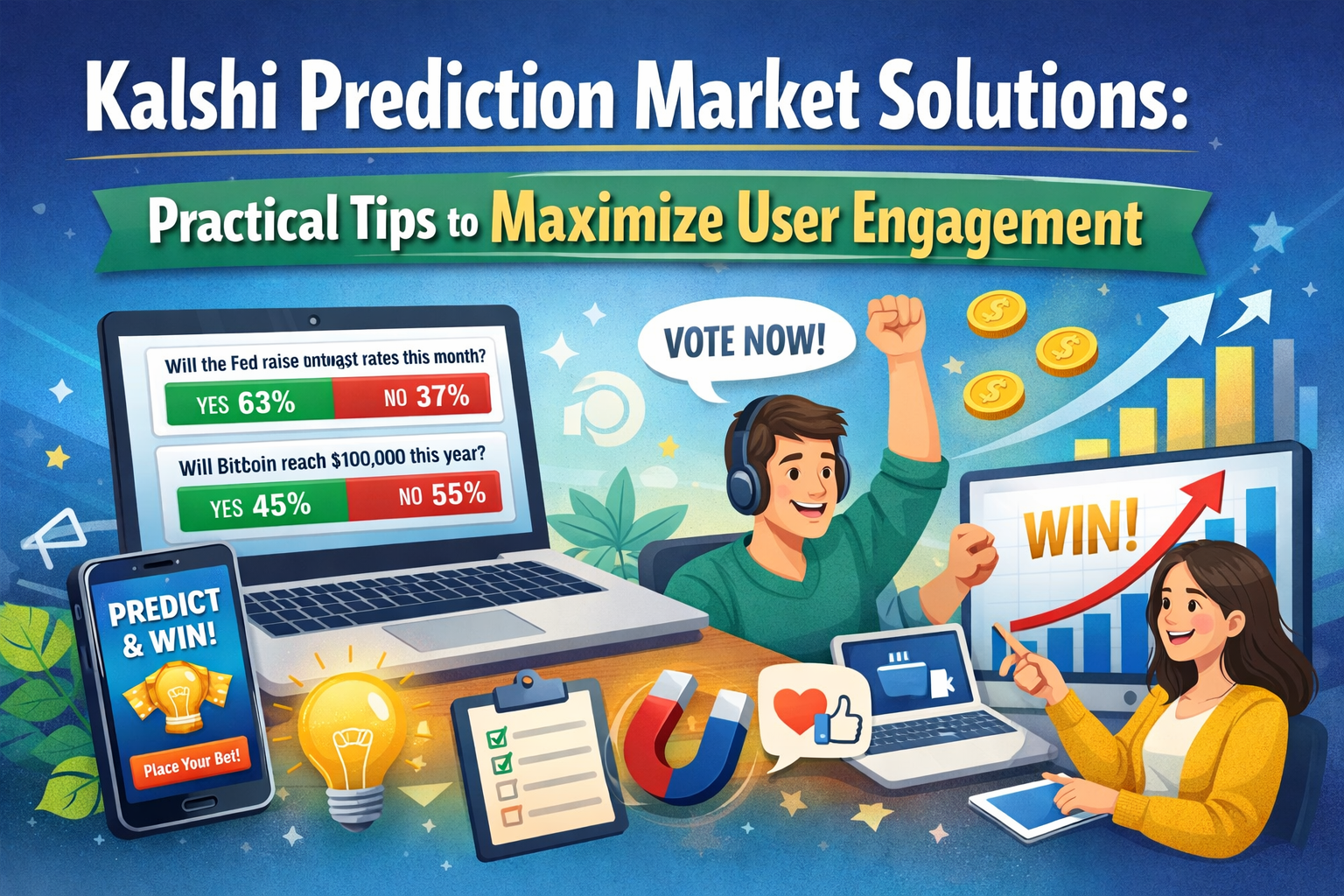 Kalshi Prediction Market Solutions: Practical Tips to Maximize User Engagement