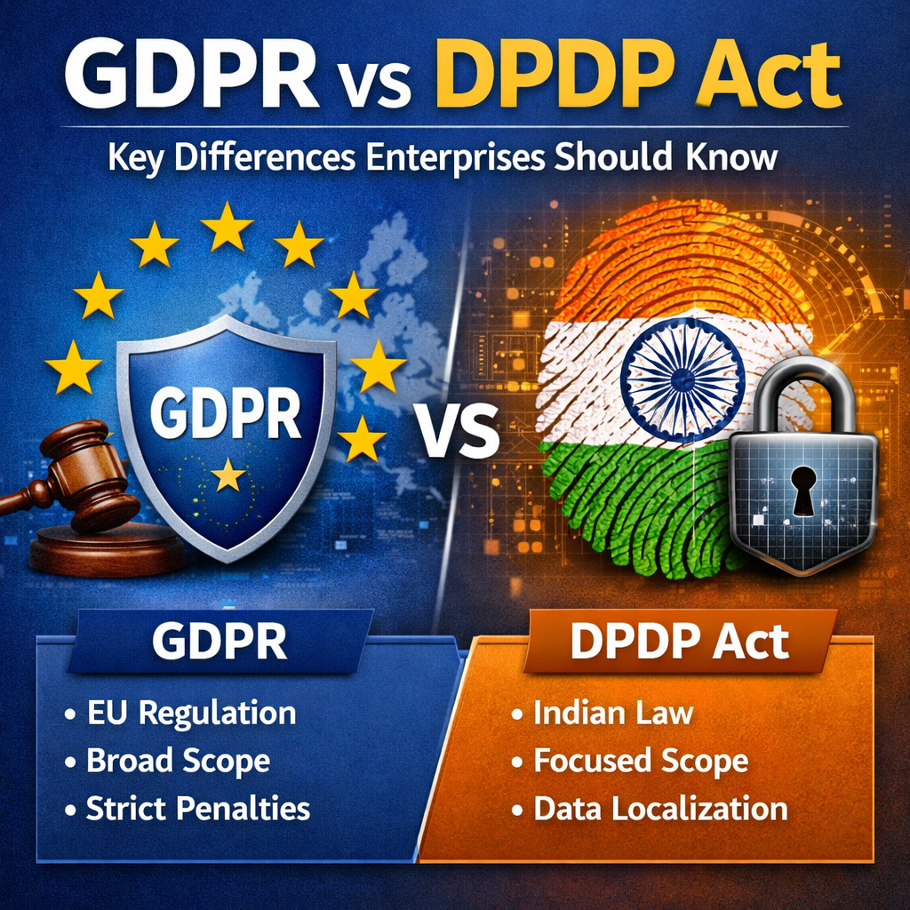 GDPR vs DPDP Act: Key Differences Enterprises Should Know