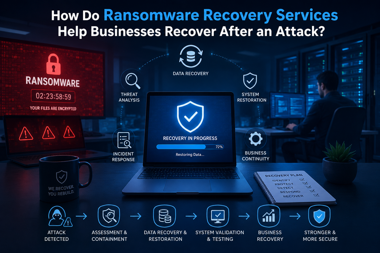 How Do Ransomware Recovery Services Help Businesses Recover After an Attack?