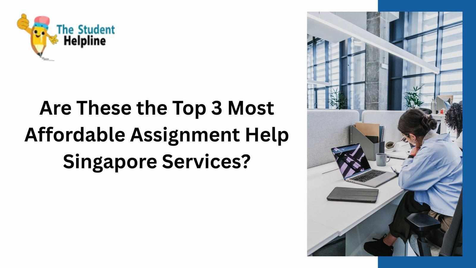 Are These the Top 3 Most Affordable Assignment Help Singapore Services?