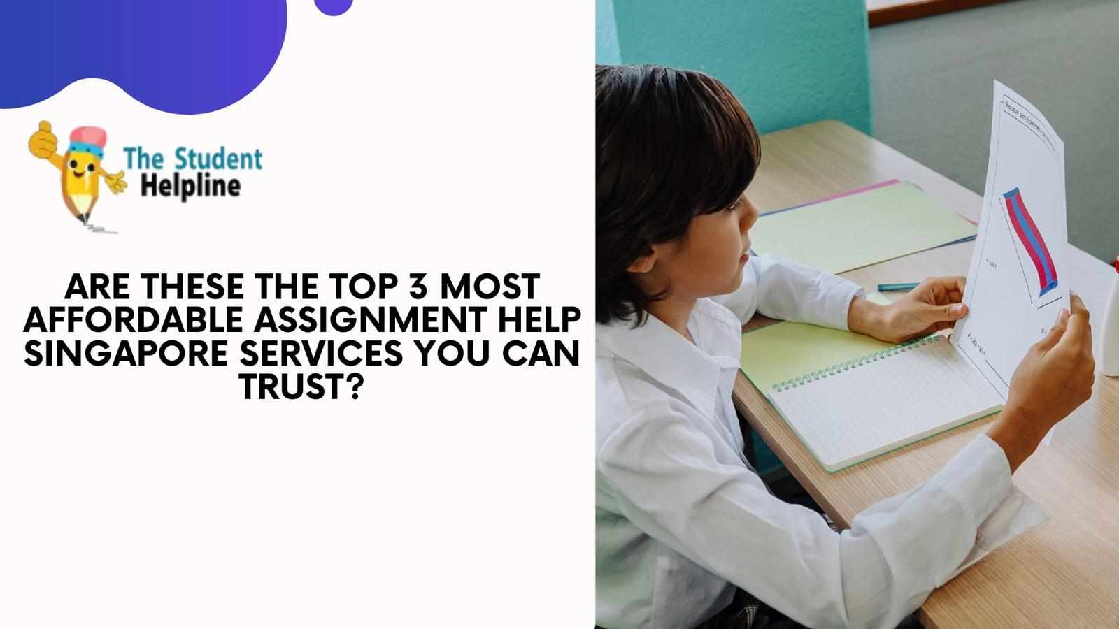 Are These the Top 3 Most Affordable Assignment Help Singapore Services You Can Trust?