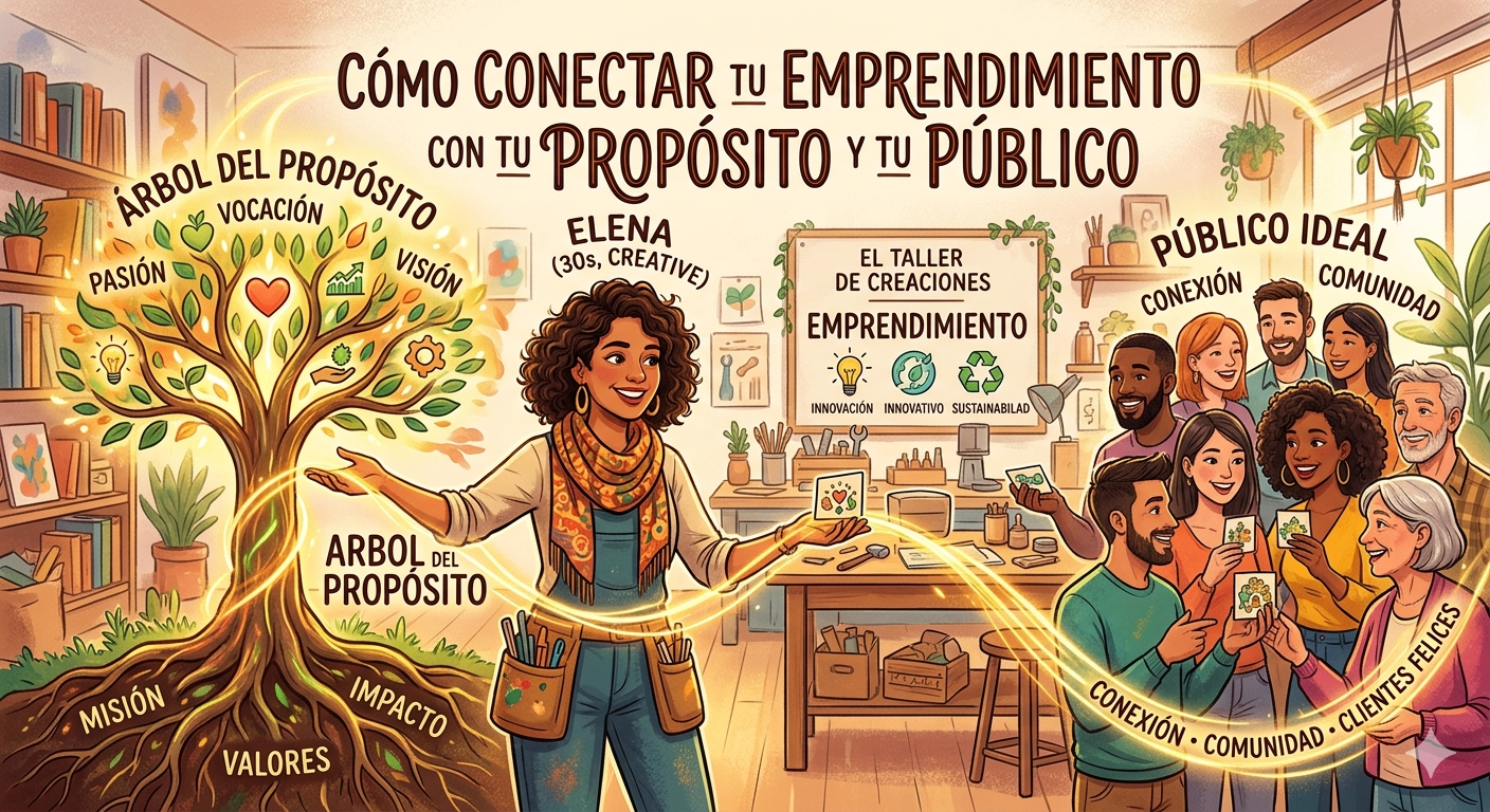Cómo conectar tu emprendimiento con tu propósito y tu público