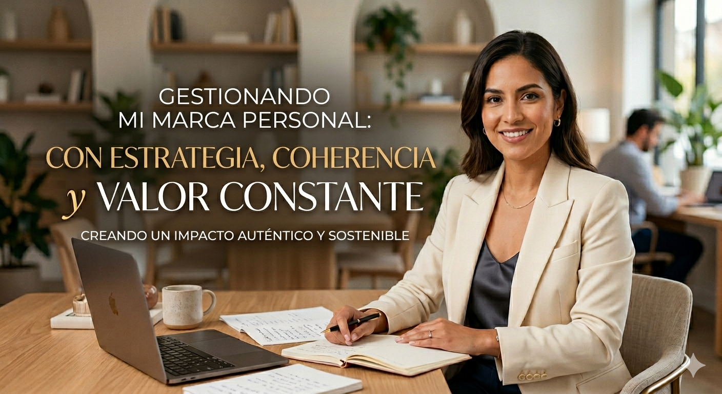 Cómo gestionaré mi marca personal: estrategia, coherencia y valor constante.