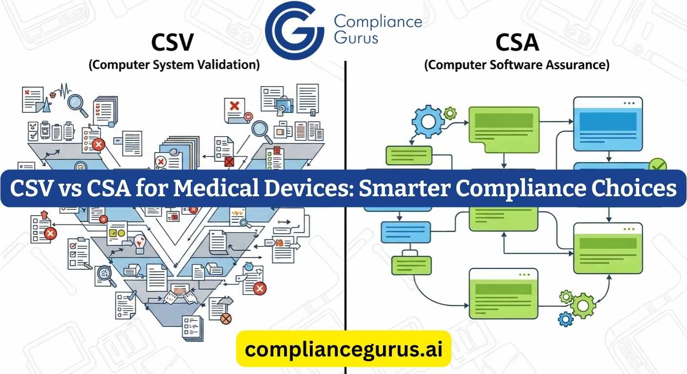 CSV vs CSA for Medical Devices: Smarter Compliance Choices