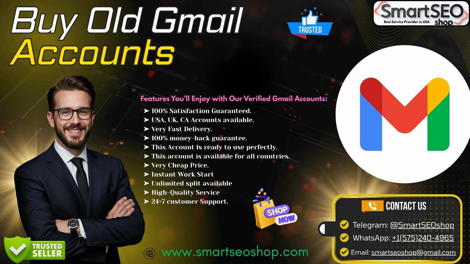 Best 10 Place To Purchase Old Gmail Accounts