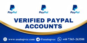 Safe & Secure PayPal Accounts for Sale – Great Premium Stock for Any Country with Fast Delivery