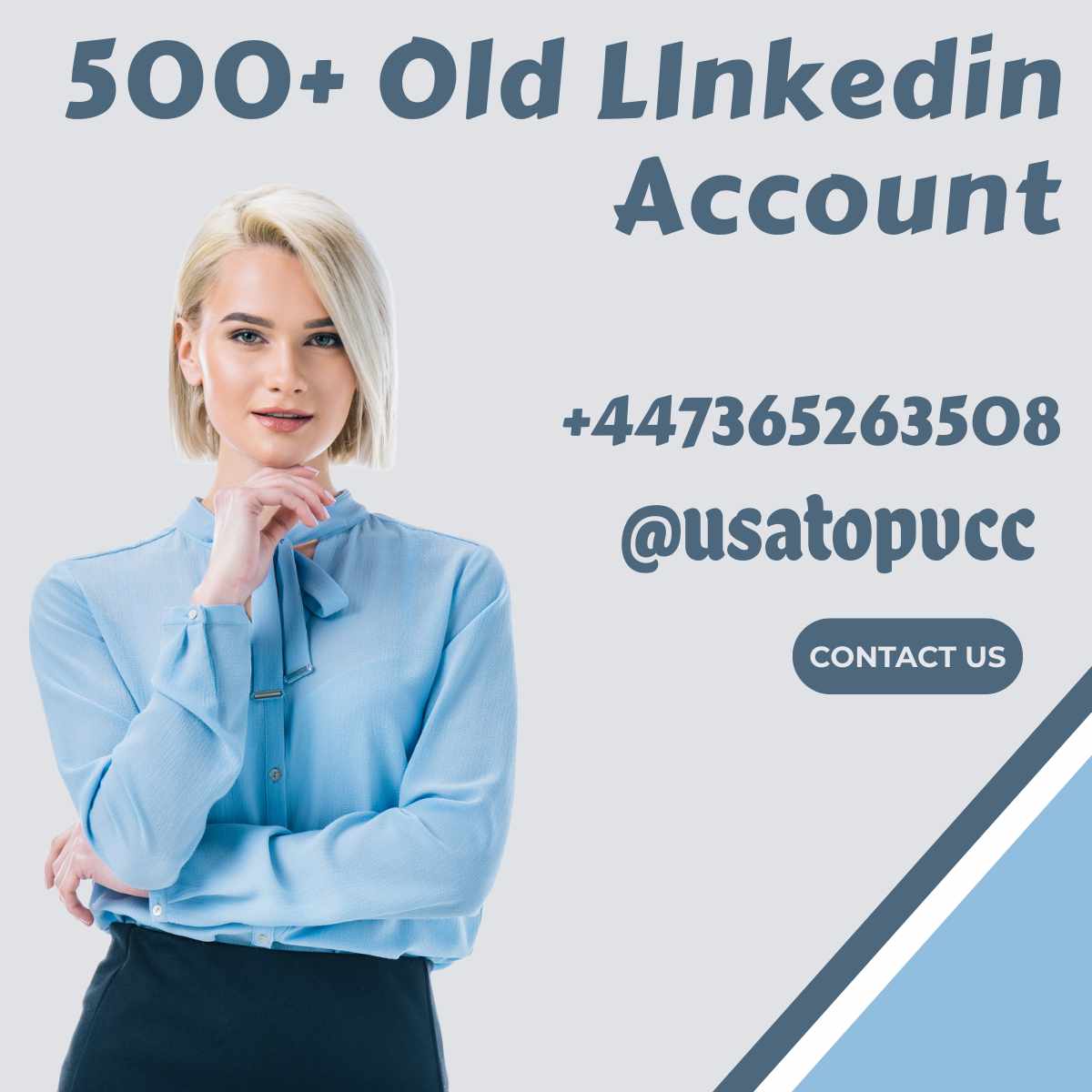 100% Trusted USA & UK Linkedin Accounts – Premium DeliveryMeta: Safe, secure, and trusted LinkedInaccounts. Premium aged stock for USA, UK, and worldwide clients.